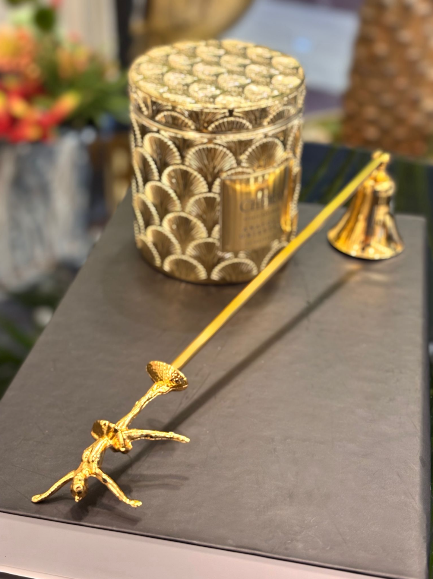 Balerin Gold Pirinç Mum Söndürücü