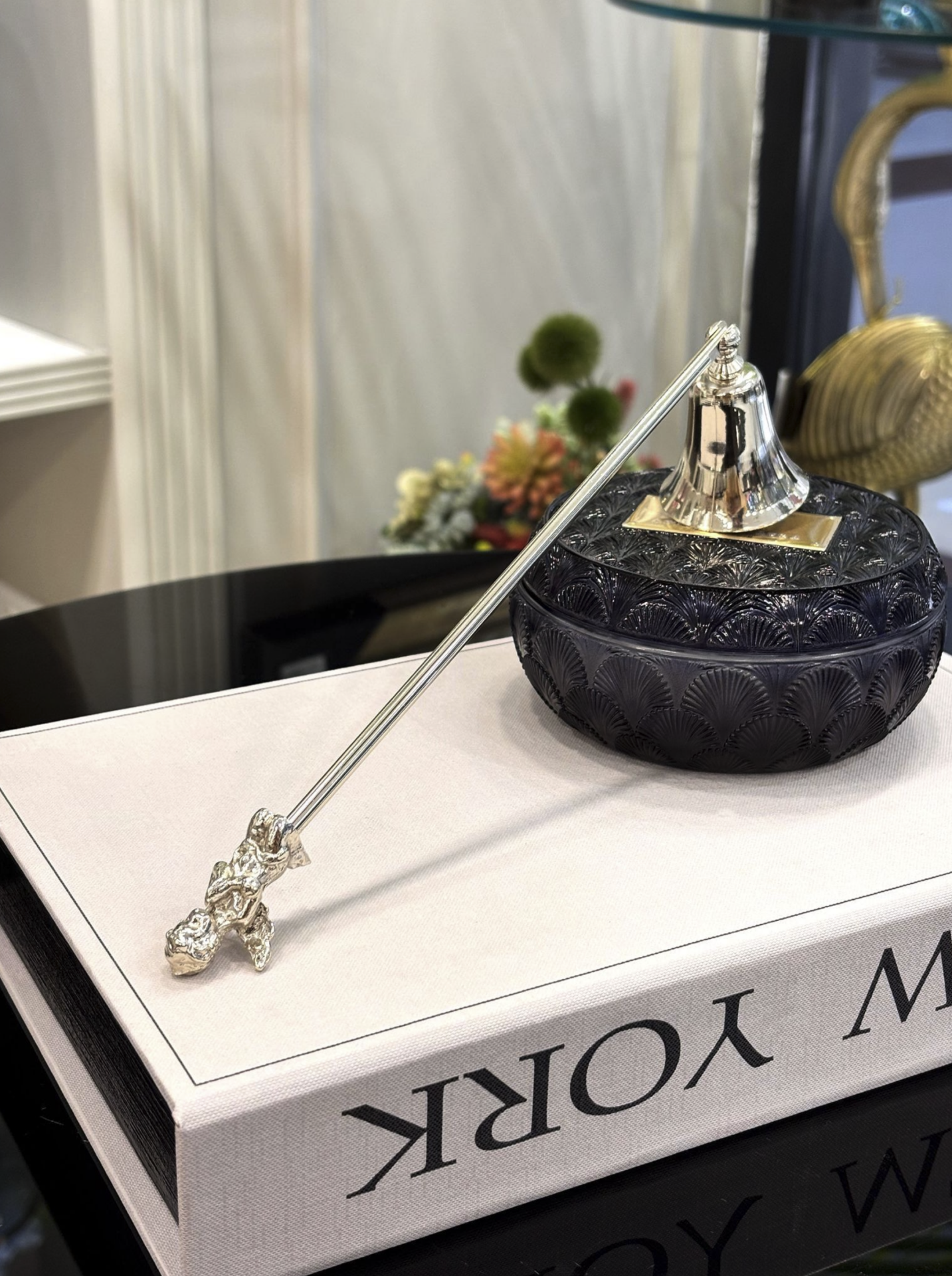 Melek Gümüş Mum Söndürücü