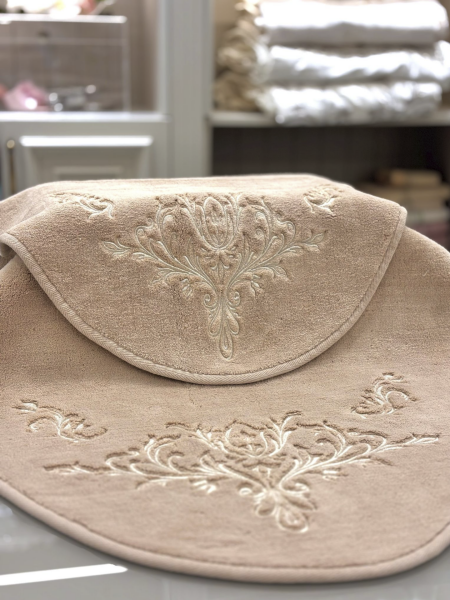 Kahve Oval Paspas Set