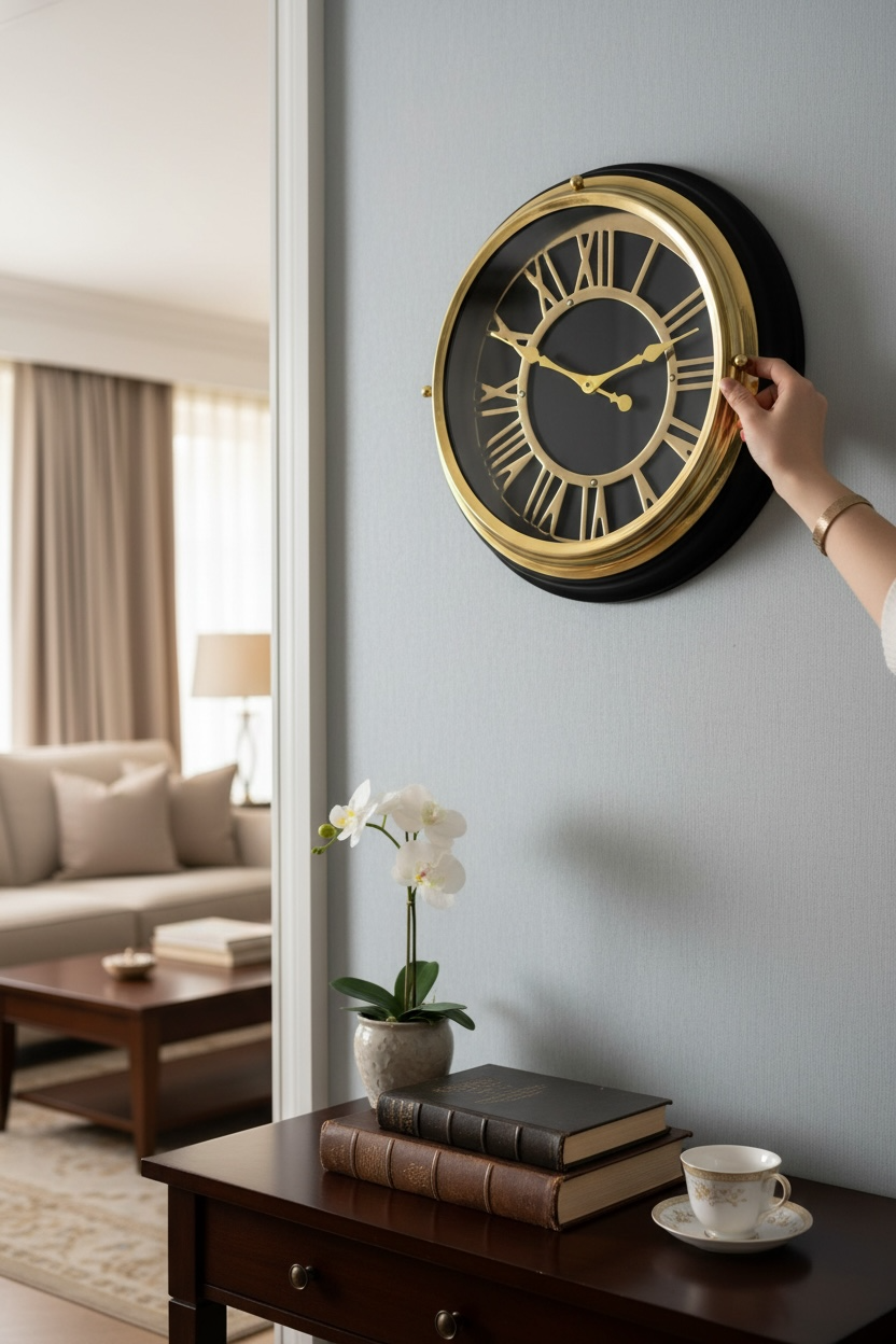 Gold 50 cm Duvar Saati