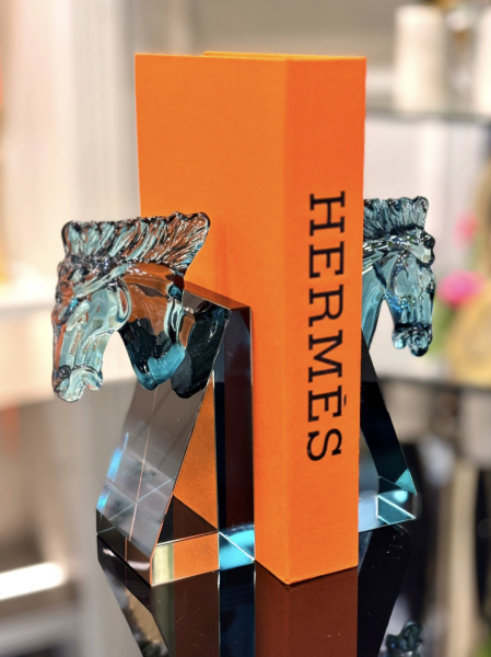 Kristal Mavi Kitap Tutucu