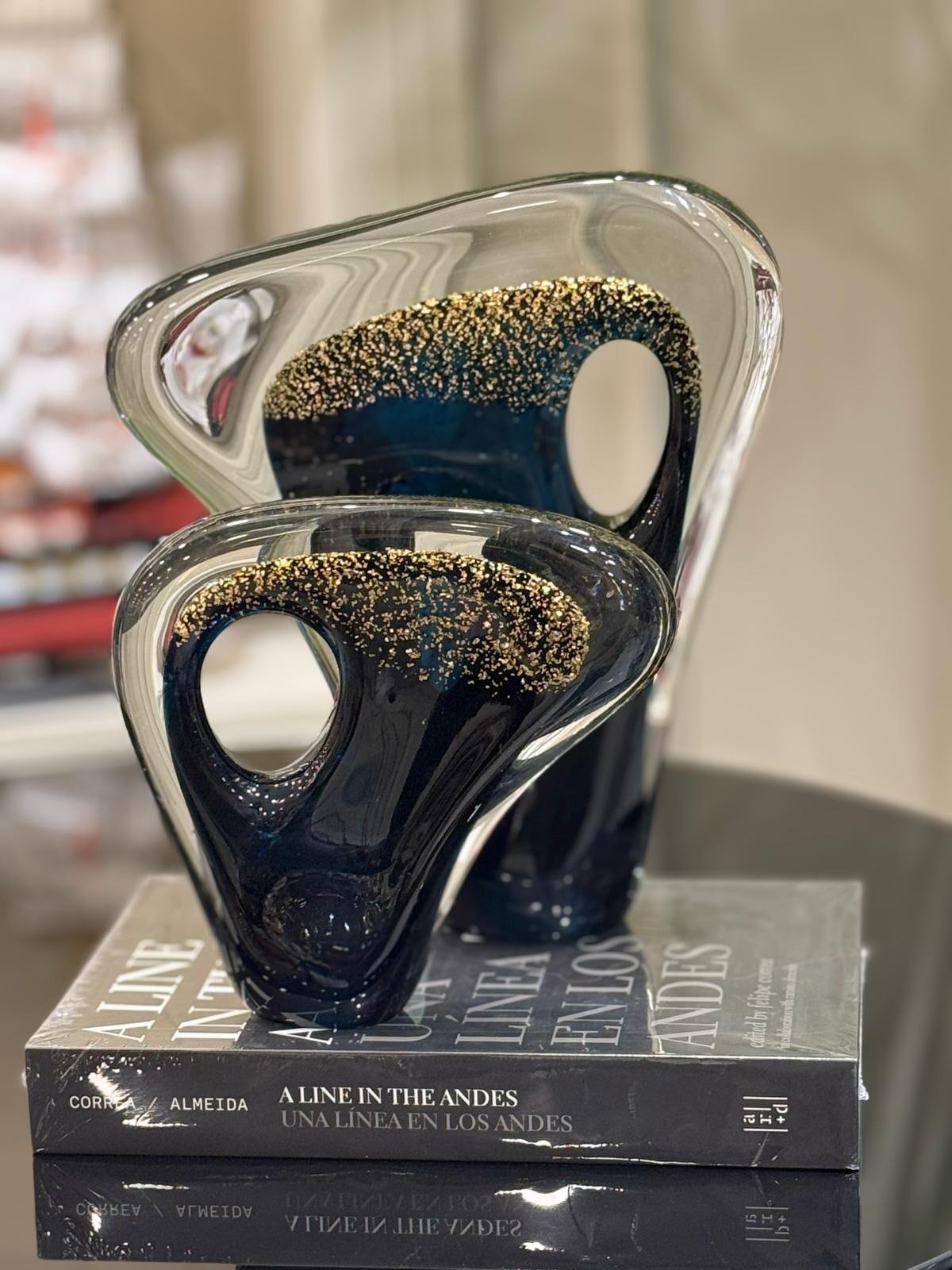 İkili Dekoratif Cam obje