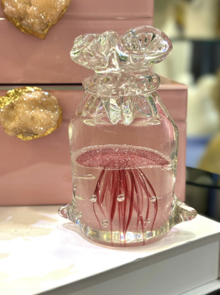 Pembe Deniz Anası Cam Dekor