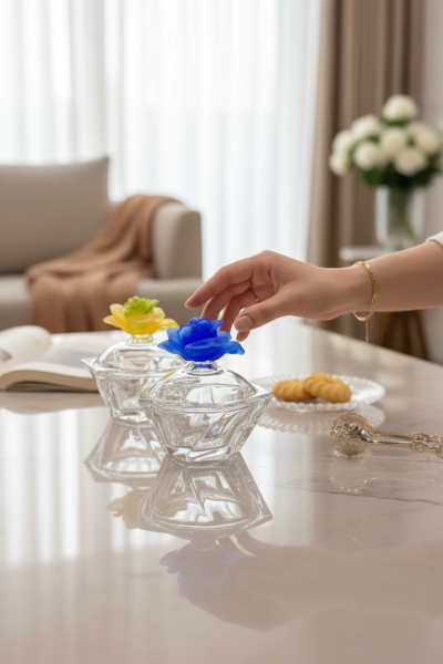 Özel Tasarım Mavi Şekerlik