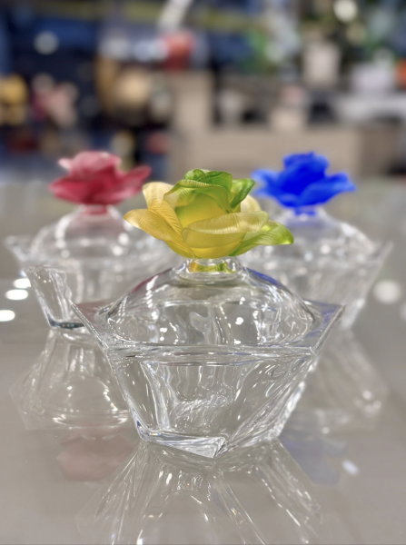 Özel Tasarım Sarı-Yeşil Şekerlik