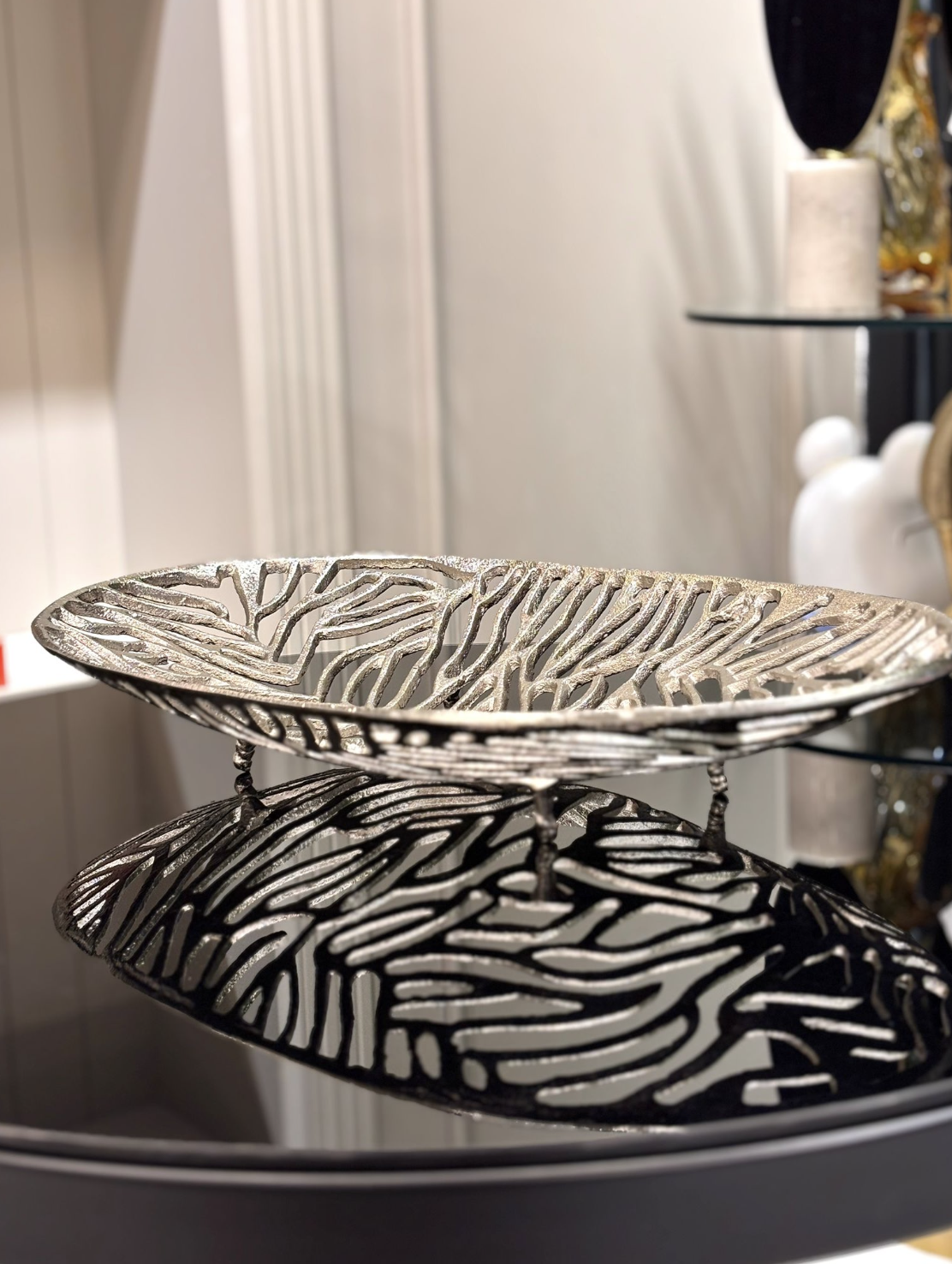 Gümüş Tasarım Yayvan Tabak