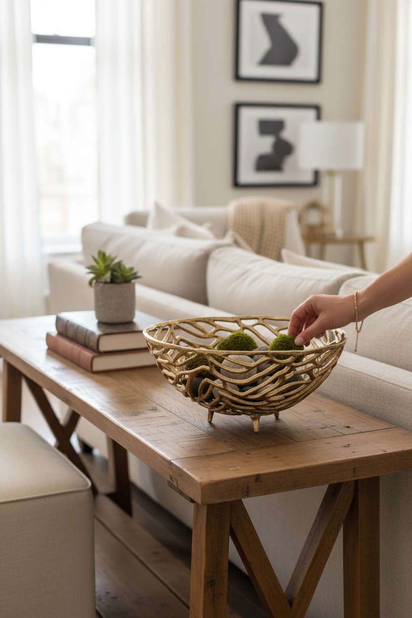 Gold Tasarım Dekoratif Kase