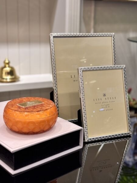 Gümüş Metal Fotoğraf Çerçevesi - Küçük