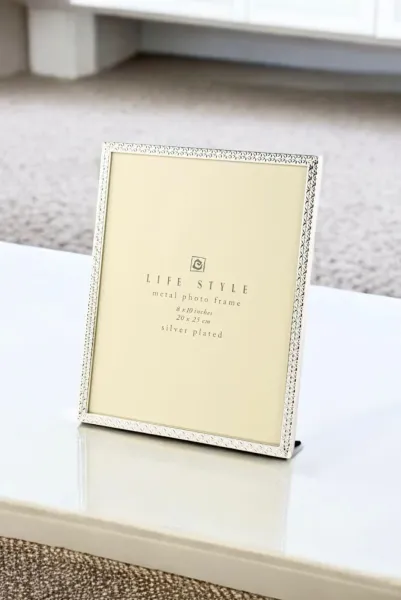 Gümüş Metal Fotoğraf Çerçevesi - Büyük