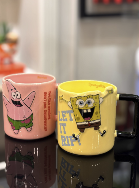 Özel Tasarım Süngerbob – Patrick Porselen Kupa