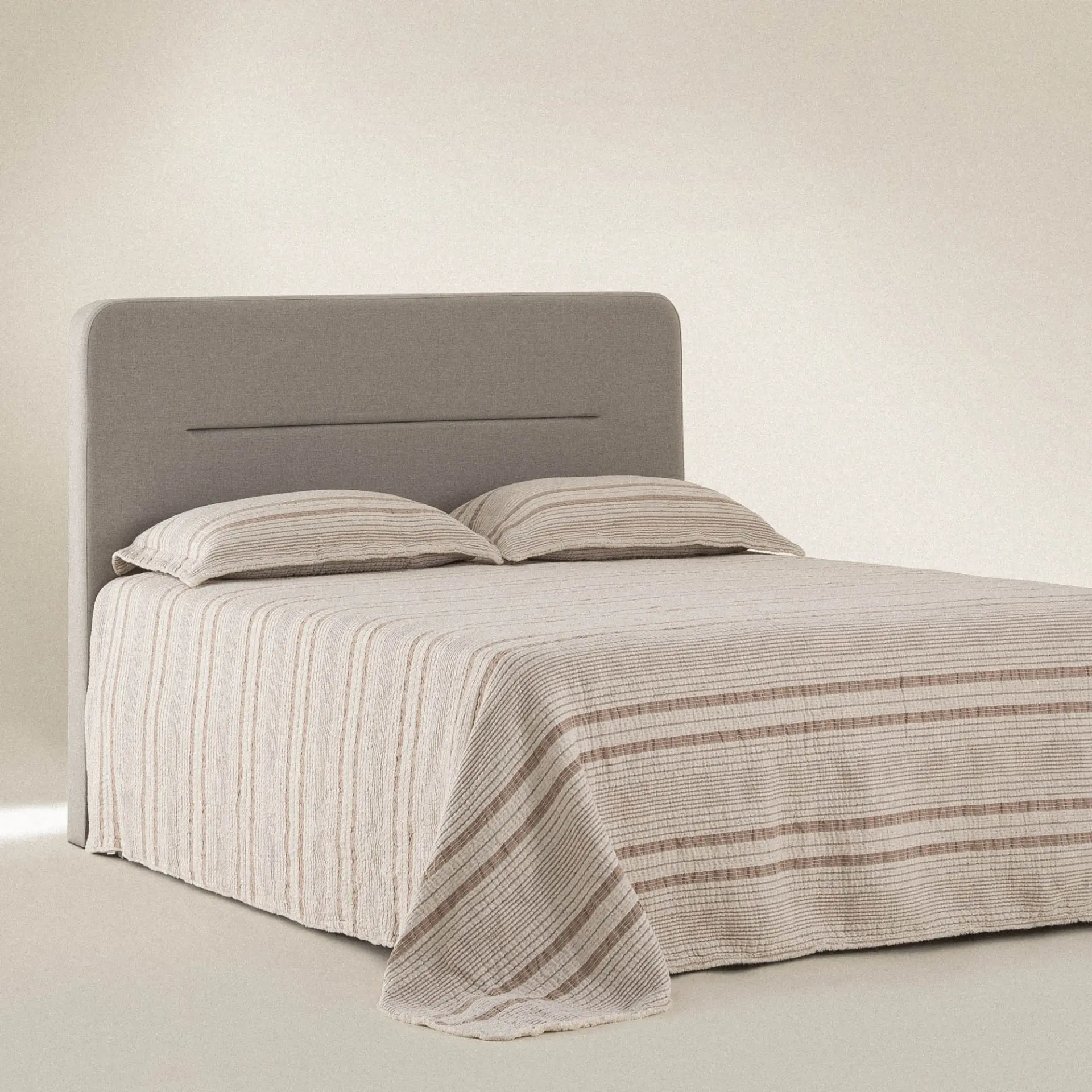 Hivda Çift Kişilik Yatak Örtüsü Seti Organik Pamuk Müslin Terra