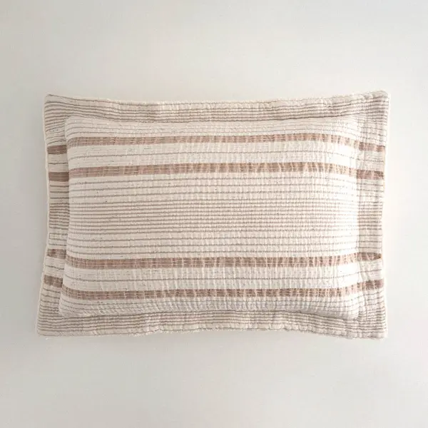 Hivda Çift Kişilik Yatak Örtüsü Seti Organik Pamuk Müslin Terra