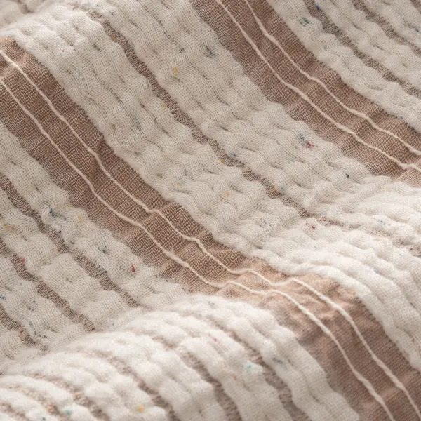 Hivda Çift Kişilik Yatak Örtüsü Seti Organik Pamuk Müslin Terra