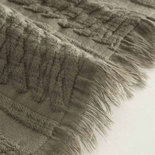 Hifa Çift Kişilik Pike Takımı Pamuk Dokuma Yeşil