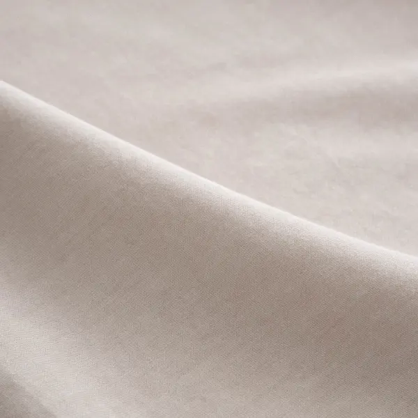 Zaira Çift Kişilik Nevresim Takımı Organik Pamuk Saten El Nakışlı Bej