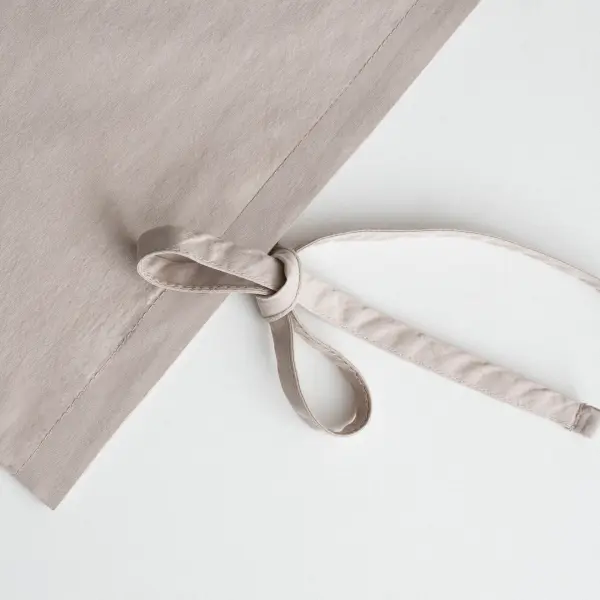 Ayda Battal Boy Nevresim Takımı Organik Pamuk Bej