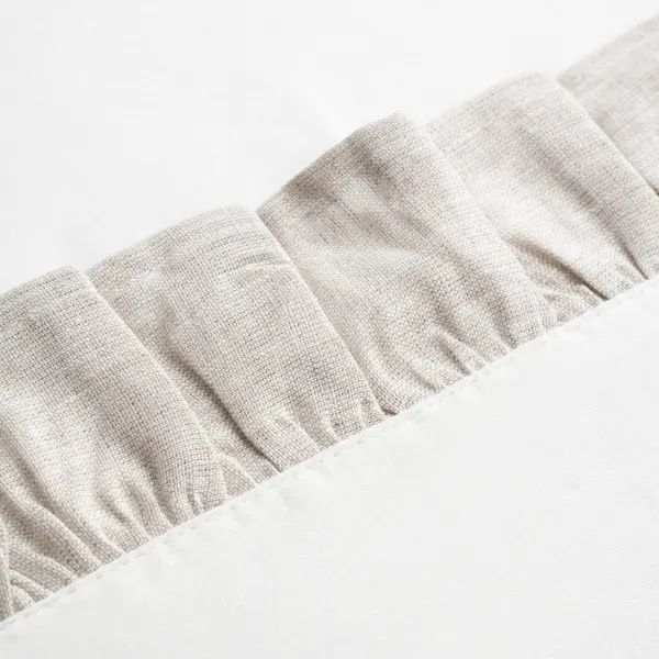 Ayliz Çift Kişilik Nevresim Takımı Organik Pamuk Saten Krem