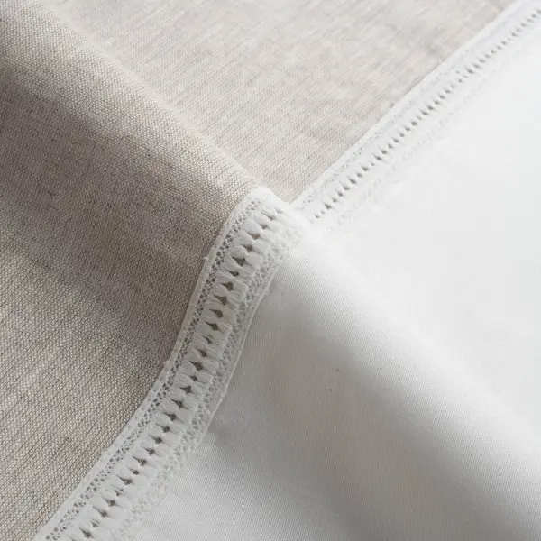 Ayliz Çift Kişilik Nevresim Takımı Organik Pamuk Saten Krem