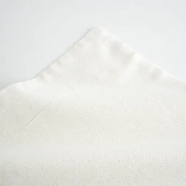 Amanda Çift Kişilik Nevresim Takımı Organik Pamuk Keten Krem