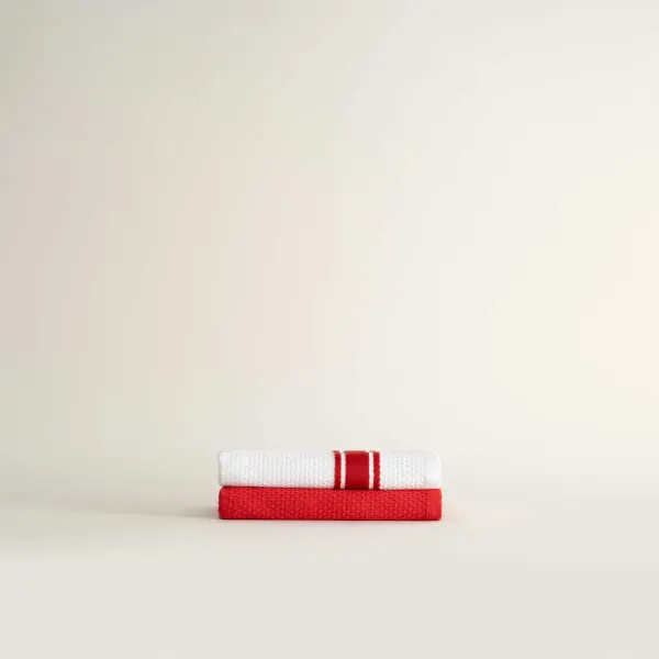 Elvin 2 li Kurulama Havlusu Organik Pamuk