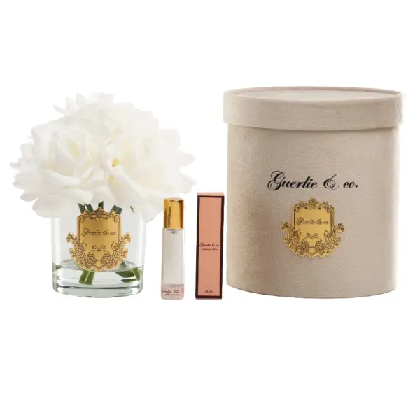 Guerlie&co. Beyaz 5 Gül Gold