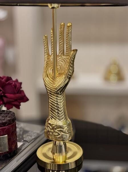 Gold Hand Abajur