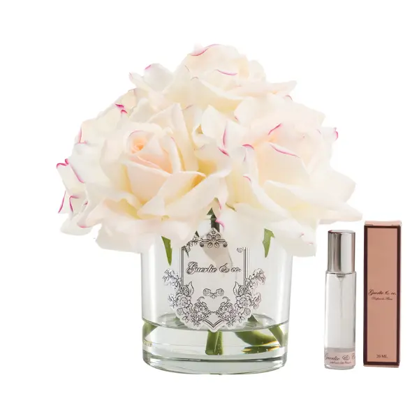 Guerlie&co. Krem Pembe 5 Gül Gümüş