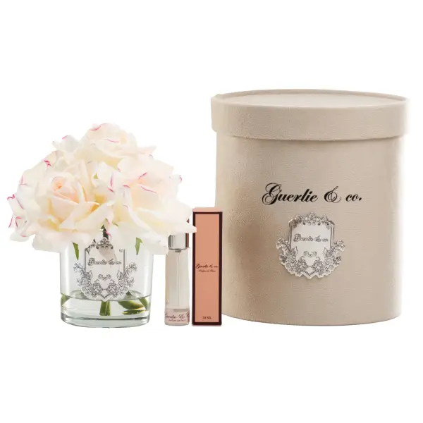 Guerlie&co. Krem Pembe 5 Gül Gümüş