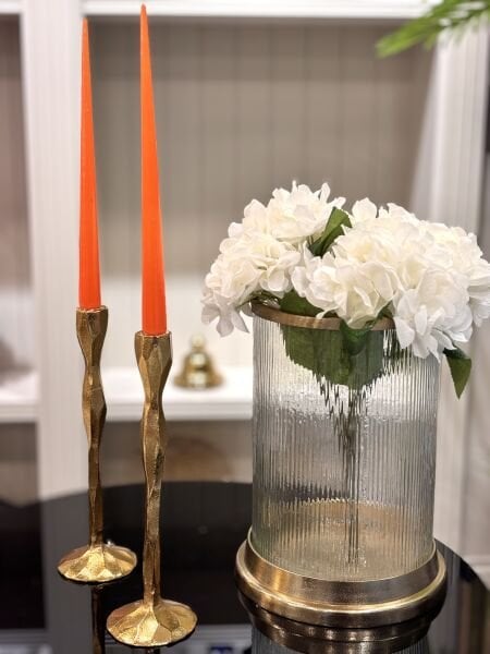 Gold Ayaklı Şamdanlık Takımı 30 Cm