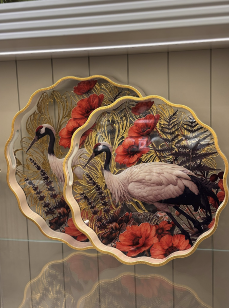 Kırmızı Turna Lüx Tepsi