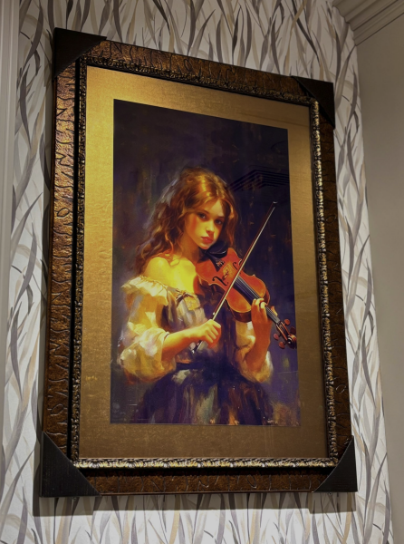 Keman Çalan Kız Tablo