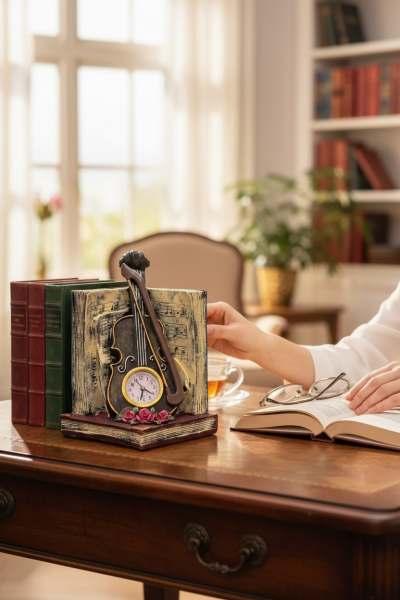 Dekoratif Keman Saat