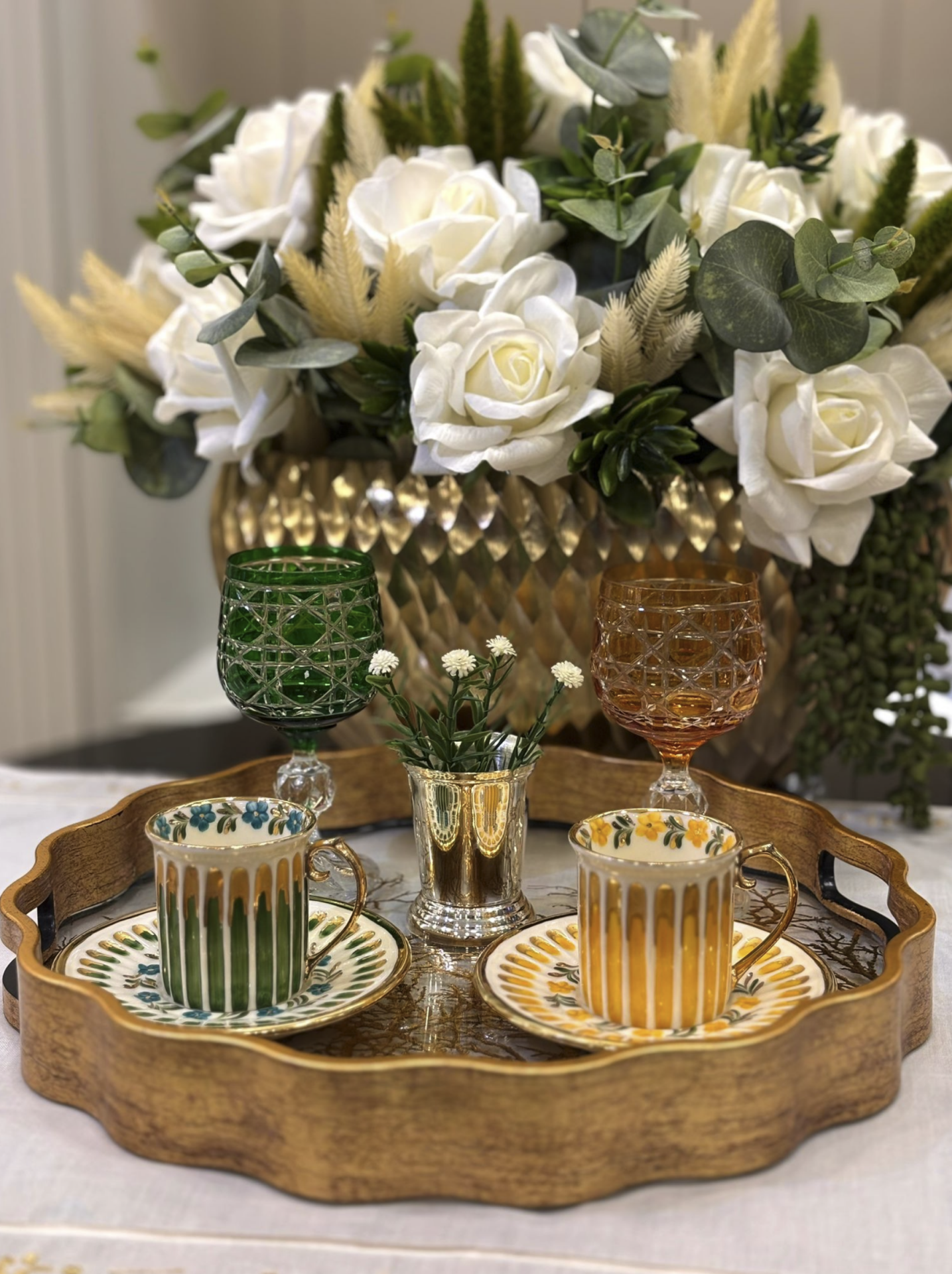 Nigar 6’lı El Boyaması Fincan Takımı