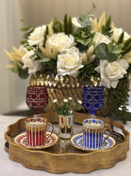 Nigar 6’lı El Boyaması Fincan Takımı