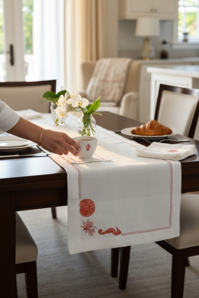 Mercan Rengi Deniz Atlı Runner