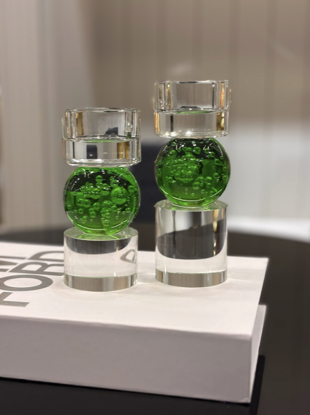 Silindir Kabarcık Modern Şamdan Seti