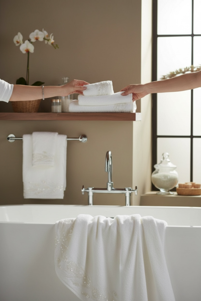 Boncuk İşli Hamam Seti