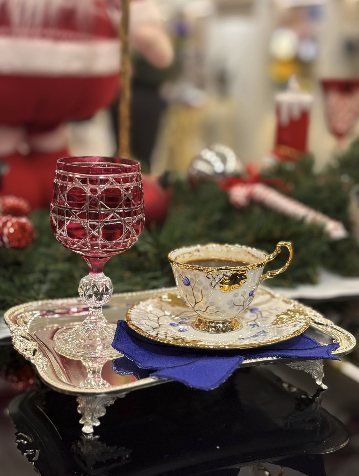 Azura El Boyaması 6'lı Fincan  Takımı