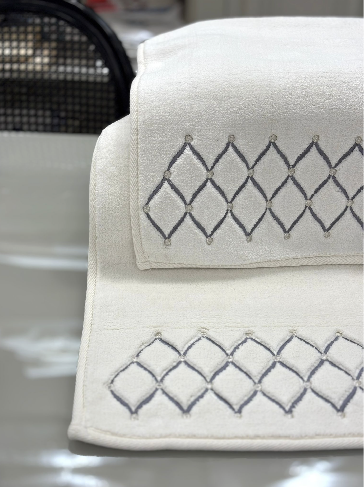 Spor Nakışlı Paspas 120*70 Gri