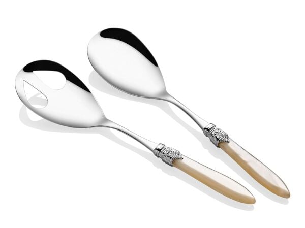 Laura Chrome kemik salata servis seti