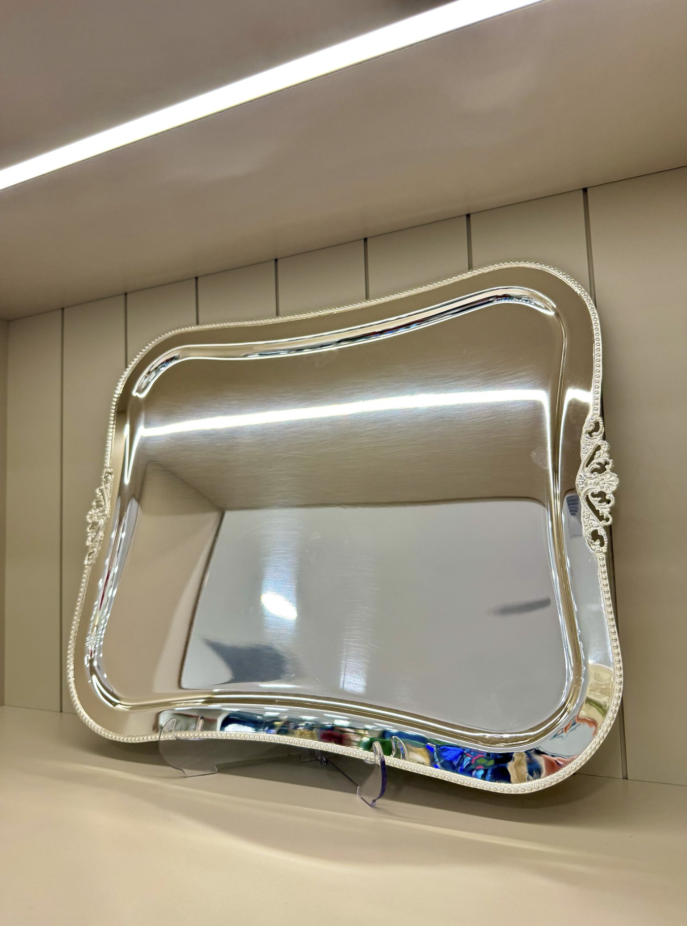 İtalyan Zincir Detay kahve sunum ve Nişan Tepsisi