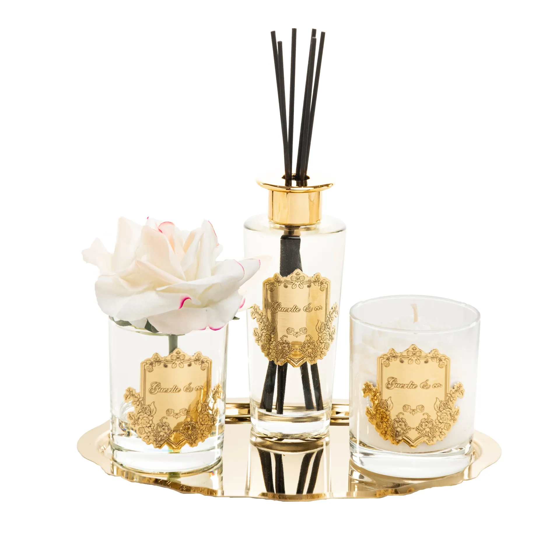 Luxury Gold Set Krem Gül