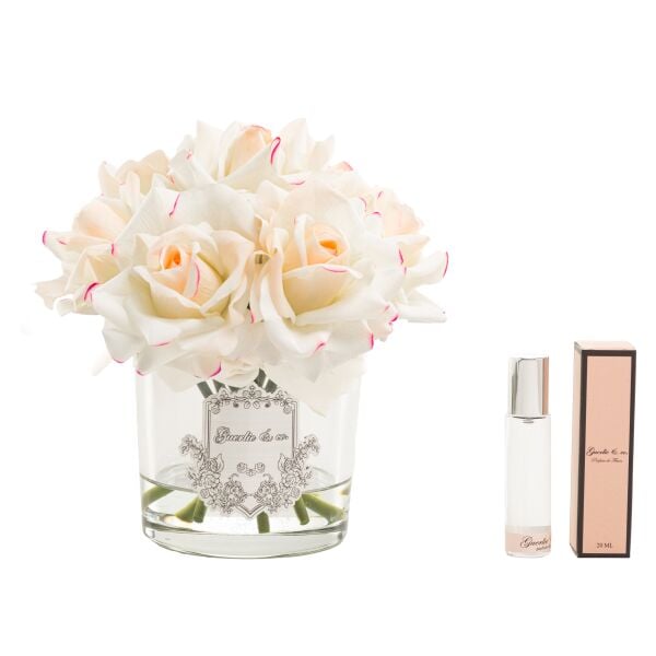 Krem Pembe 7 Gül Gümüş