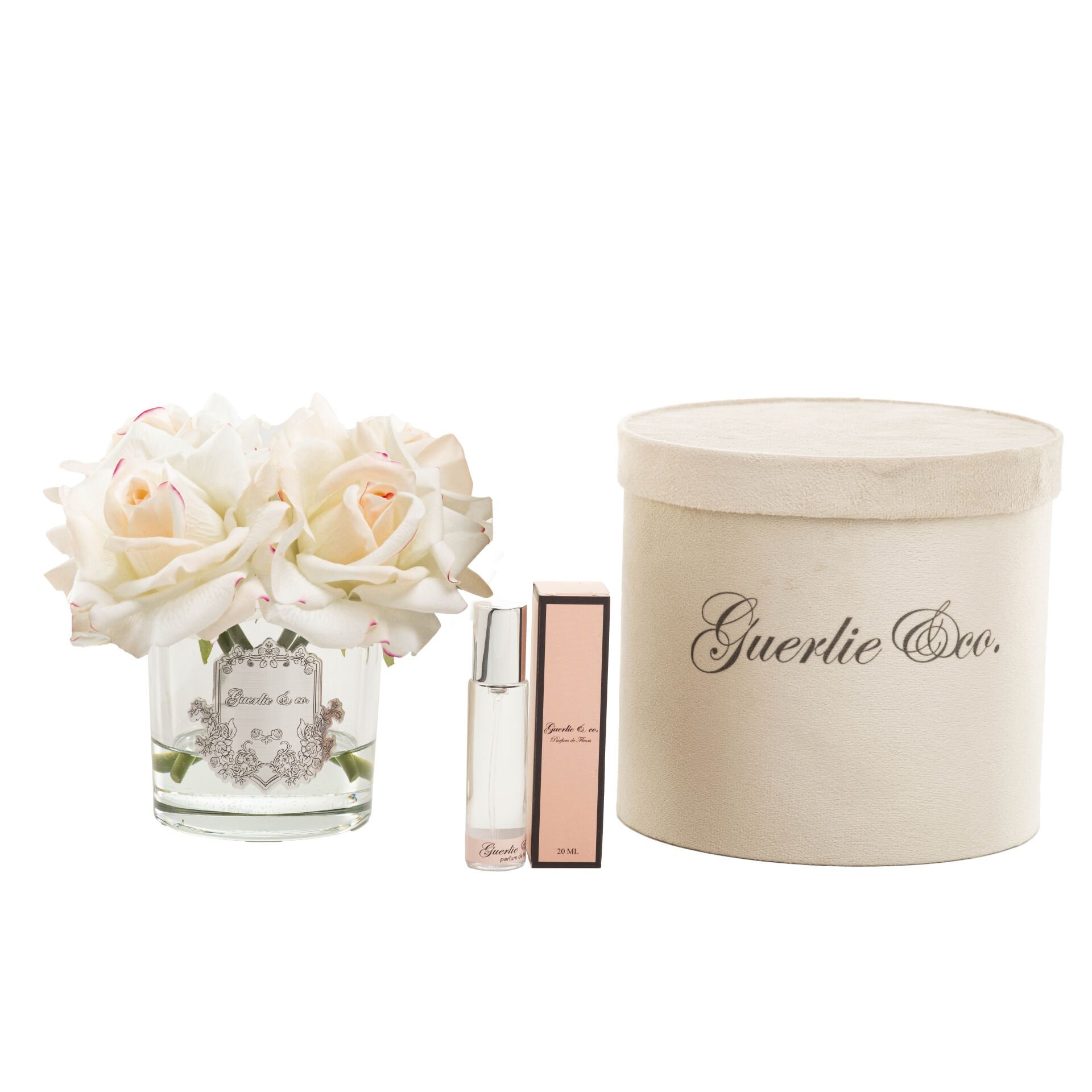 Krem Pembe 4 Gül Gümüş