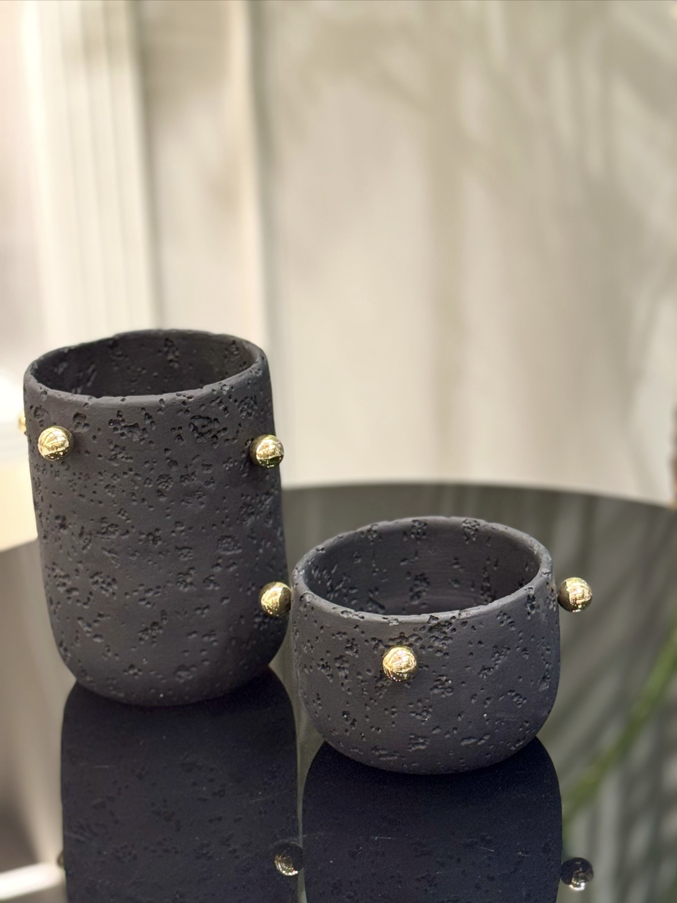 Altın İncili Vazolar 10 cm -20 cm