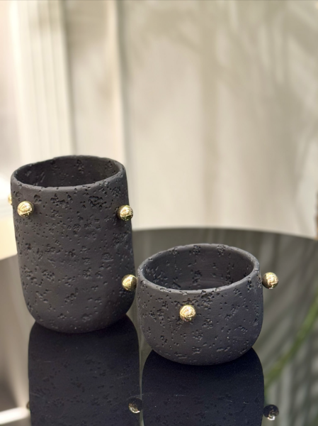 Altın İncili Vazolar 10 cm -20 cm