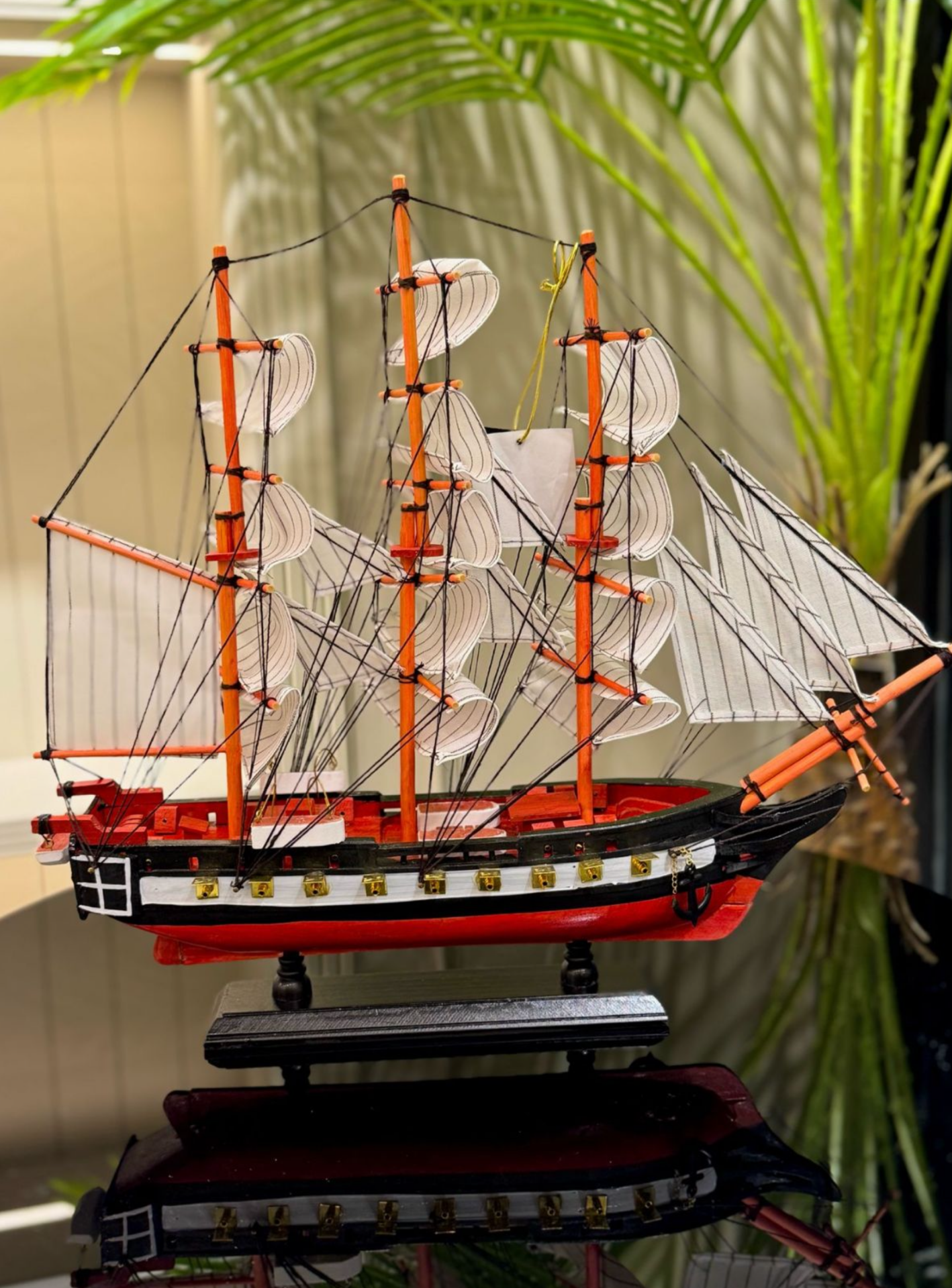 Yelkenli Gemi 45x48 cm