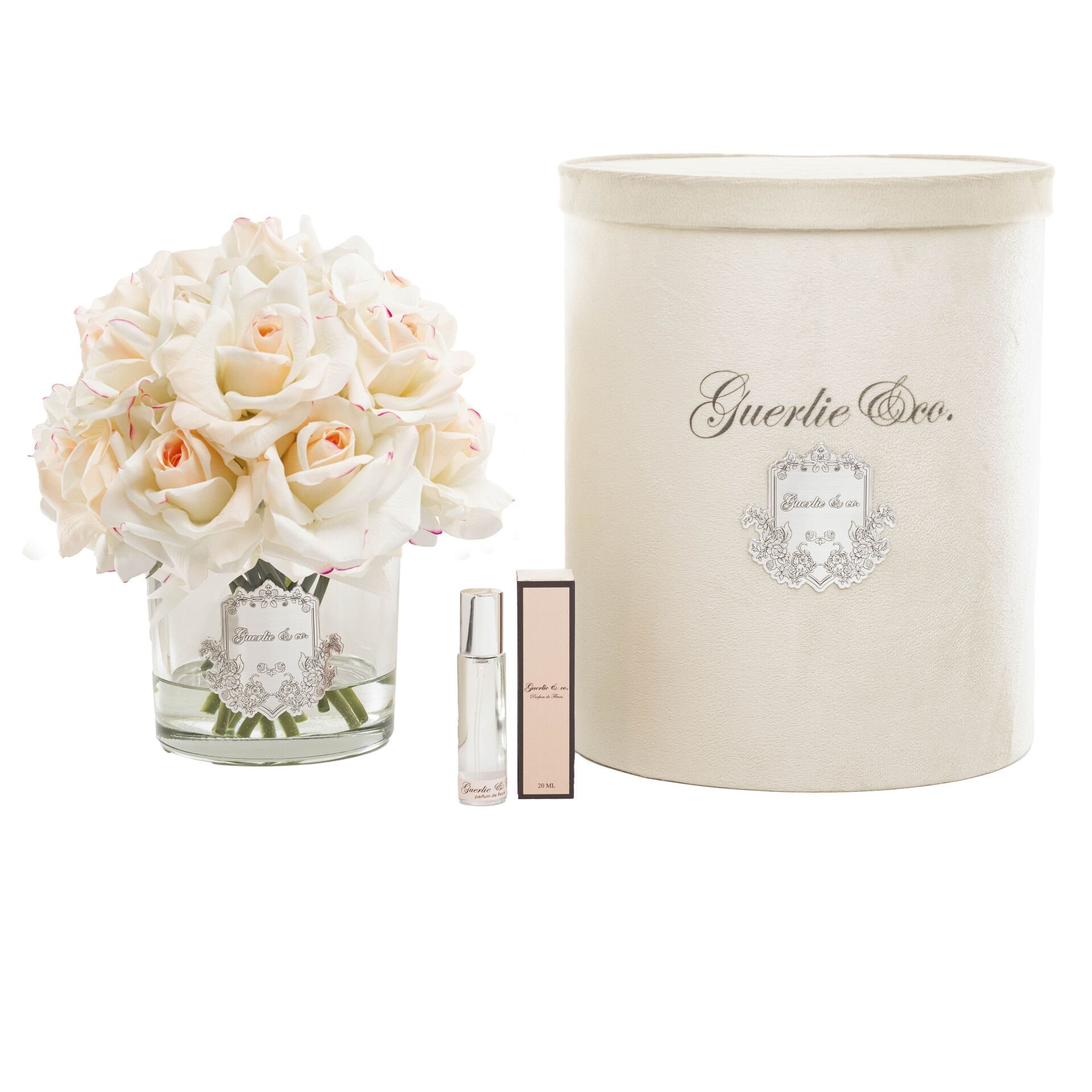 Krem Pembe 15 Gül Gümüş