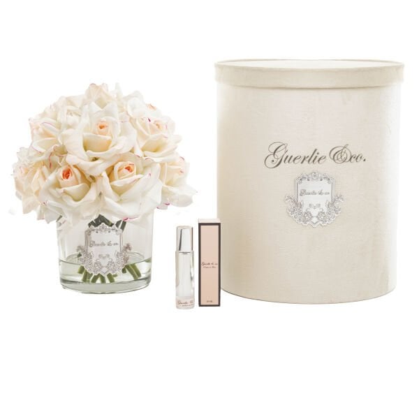 Krem Pembe 15 Gül Gümüş