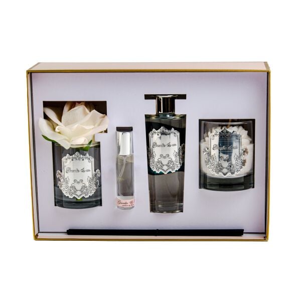 Luxury Silver Set Krem Gül